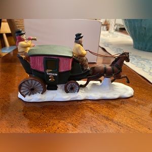 Department 56 Dover Horse & Wagon Buggy 1988 Ceramic Christmas Accessory figure